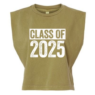 Class Of 2025 Senior 2025 Graduation Garment-Dyed Women's Muscle Tee