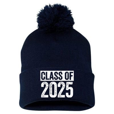 Class Of 2025 Senior 2025 Graduation Pom Pom 12in Knit Beanie