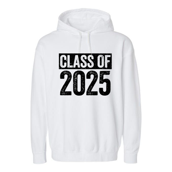 Class Of 2025 Senior 2025 Graduation Garment-Dyed Fleece Hoodie