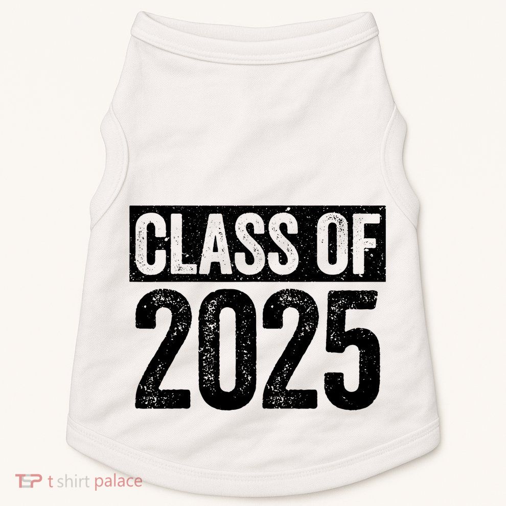 Class Of 2025 Senior 2025 Graduation Doggie Tank