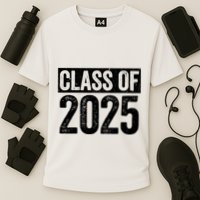 Class Of 2025 Senior 2025 Graduation Cooling Performance Crew T-Shirt