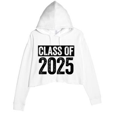 Class Of 2025 Senior 2025 Graduation Crop Fleece Hoodie