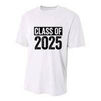 Class Of 2025 Senior 2025 Graduation Youth Performance Sprint T-Shirt