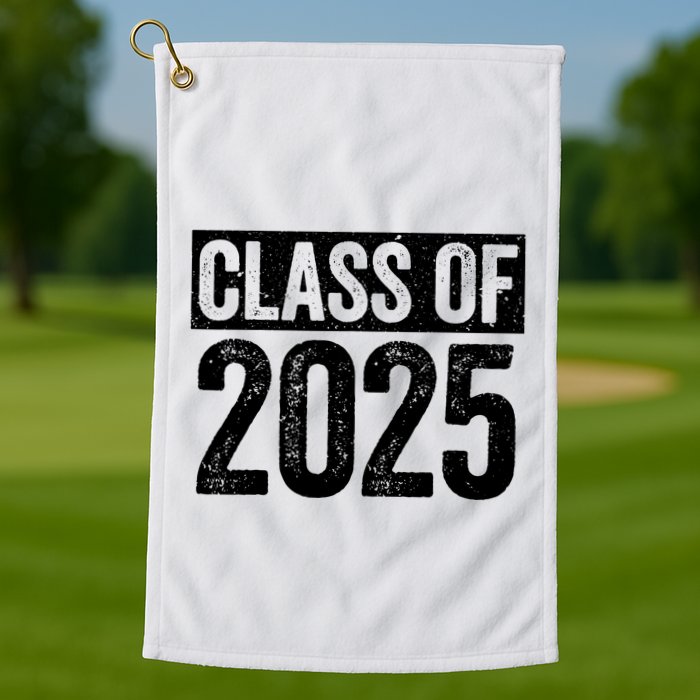 Class Of 2025 Senior 2025 Graduation Golf Towel