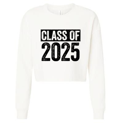 Class Of 2025 Senior 2025 Graduation Cropped Pullover Crew