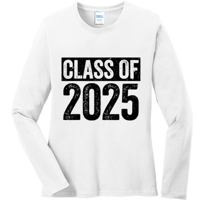 Class Of 2025 Senior 2025 Graduation Ladies Long Sleeve Shirt