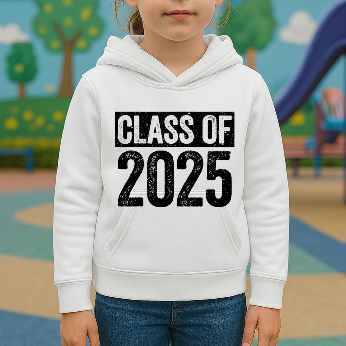 Class Of 2025 Senior 2025 Graduation Kids Hoodie