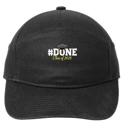 Class Of 2025 Graduation for Him Her Family Women Men  7-Panel Snapback Hat