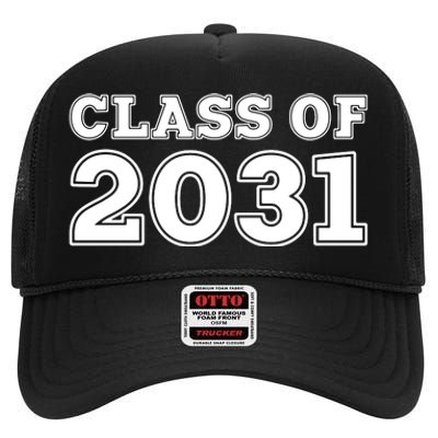 Class Of 2031 High Crown Mesh Back Trucker Hat