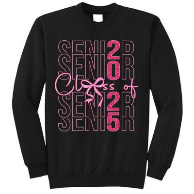 Class Of 2025 Coquette Senior 2025 Graduation Back To Sweatshirt