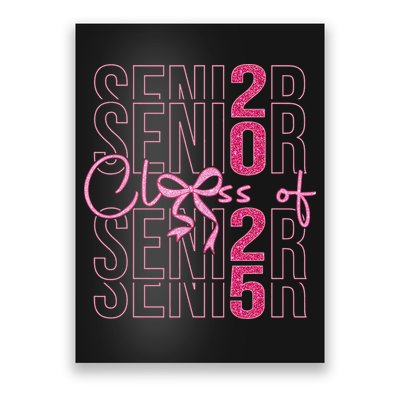 Class Of 2025 Coquette Senior 2025 Graduation Back To Poster