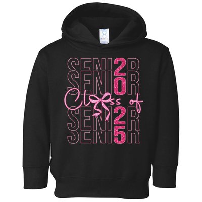 Class Of 2025 Coquette Senior 2025 Graduation Back To Toddler Hoodie