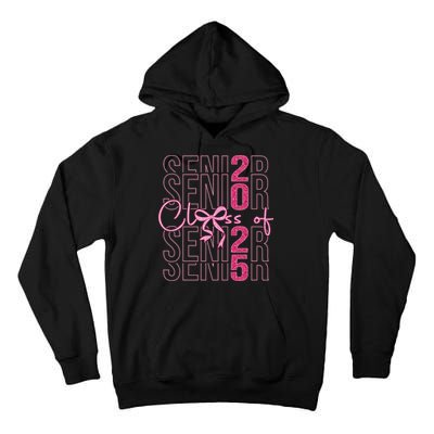 Class Of 2025 Coquette Senior 2025 Graduation Back To Tall Hoodie