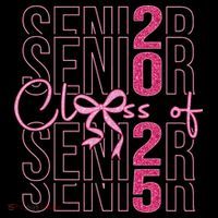 Class Of 2025 Coquette Senior 2025 Graduation Back To Tank Top