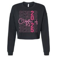 Class Of 2025 Coquette Senior 2025 Graduation Back To Cropped Pullover Crew