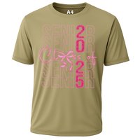Class Of 2025 Coquette Senior 2025 Graduation Back To Cooling Performance Crew T-Shirt