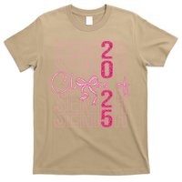 Class Of 2025 Coquette Senior 2025 Graduation Back To T-Shirt