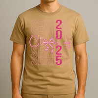 Class Of 2025 Coquette Senior 2025 Graduation Back To T-Shirt