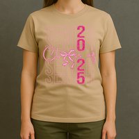 Class Of 2025 Coquette Senior 2025 Graduation Back To T-Shirt