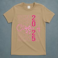 Class Of 2025 Coquette Senior 2025 Graduation Back To T-Shirt
