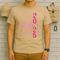 Class Of 2025 Coquette Senior 2025 Graduation Back To T-Shirt