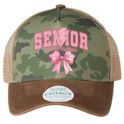 Class Of 2025 Coquette Senior 2025 Graduation Back To Legacy Tie Dye Trucker Hat