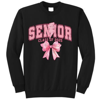 Class Of 2025 Coquette Senior 2025 Graduation Back To Sweatshirt