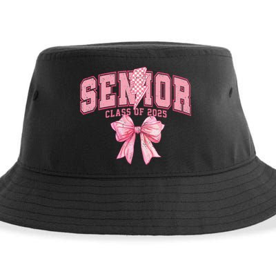 Class Of 2025 Coquette Senior 2025 Graduation Back To Sustainable Bucket Hat