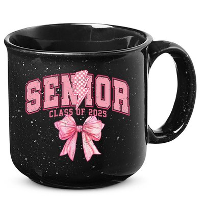 Class Of 2025 Coquette Senior 2025 Graduation Back To 15oz Campfire Ceramic Mug