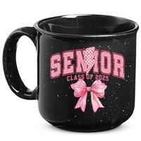 Class Of 2025 Coquette Senior 2025 Graduation Back To 15oz Campfire Ceramic Mug
