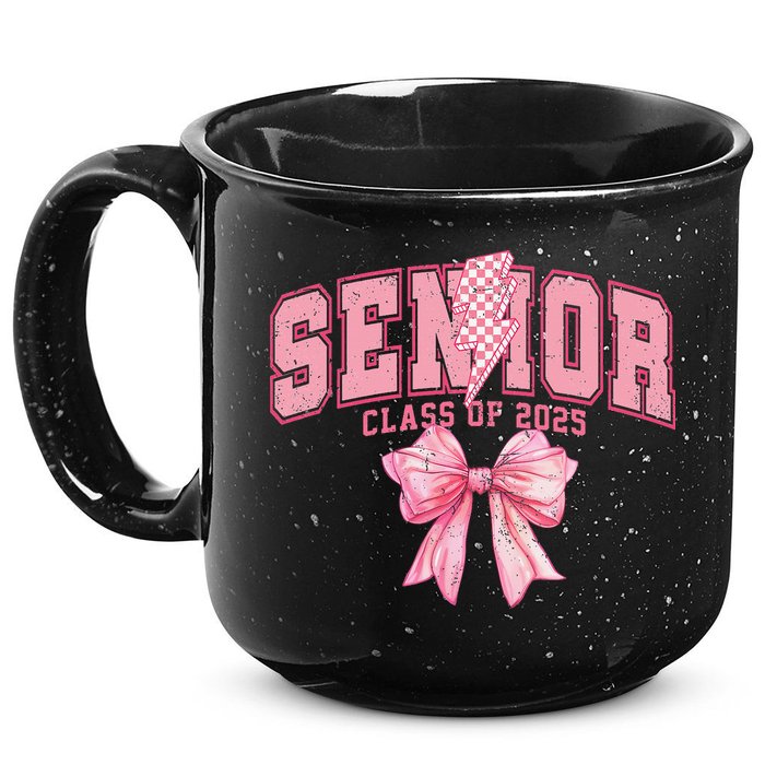 Class Of 2025 Coquette Senior 2025 Graduation Back To 15oz Campfire Ceramic Mug