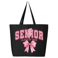 Class Of 2025 Coquette Senior 2025 Graduation Back To 25L Jumbo Tote