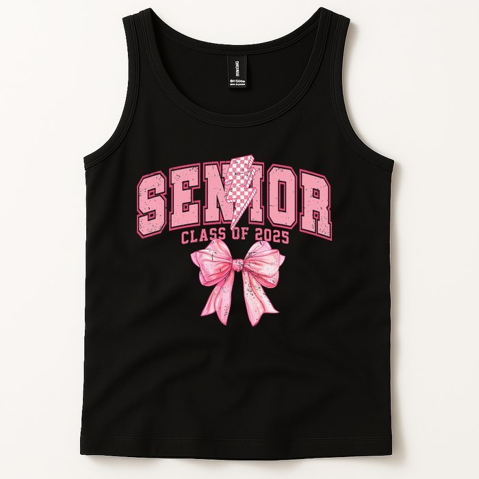 Class Of 2025 Coquette Senior 2025 Graduation Back To Tank Top
