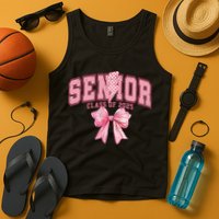 Class Of 2025 Coquette Senior 2025 Graduation Back To Tank Top