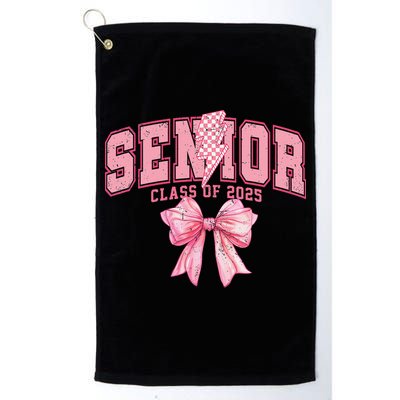 Class Of 2025 Coquette Senior 2025 Graduation Back To Golf Towel