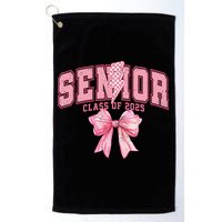 Class Of 2025 Coquette Senior 2025 Graduation Back To Golf Towel