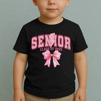 Class Of 2025 Coquette Senior 2025 Graduation Back To Toddler T-Shirt