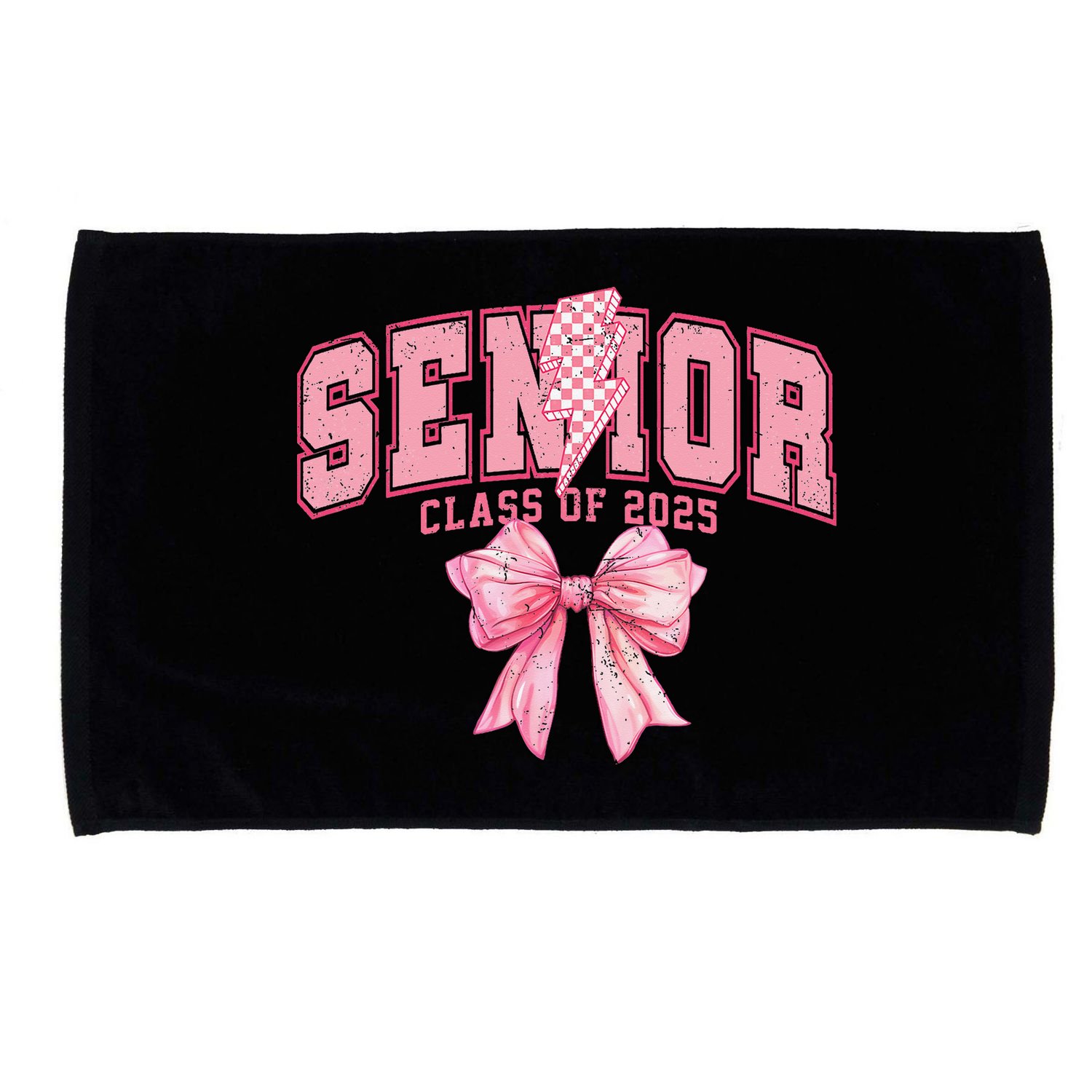 Class Of 2025 Coquette Senior 2025 Graduation Back To Microfiber Hand Towel