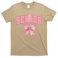 Class Of 2025 Coquette Senior 2025 Graduation Back To T-Shirt