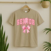 Class Of 2025 Coquette Senior 2025 Graduation Back To T-Shirt