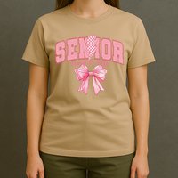 Class Of 2025 Coquette Senior 2025 Graduation Back To T-Shirt