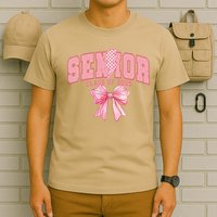 Class Of 2025 Coquette Senior 2025 Graduation Back To T-Shirt