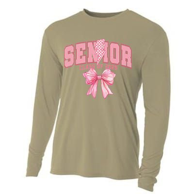 Class Of 2025 Coquette Senior 2025 Graduation Back To Cooling Performance Long Sleeve Crew