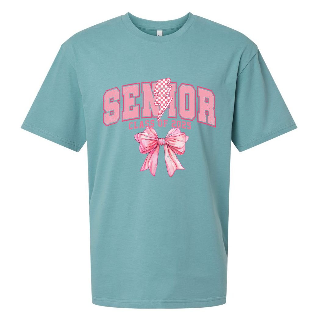 Class Of 2025 Coquette Senior 2025 Graduation Back To Sueded Cloud Jersey T-Shirt