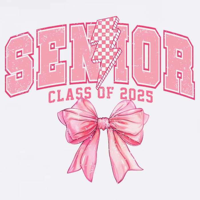 Class Of 2025 Coquette Senior 2025 Graduation Back To Garment-Dyed Sweatshirt