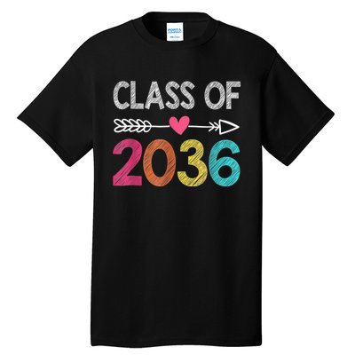 Class Of 2036 Pre-K Graduate Preschool Graduation Tall T-Shirt