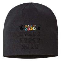 Class Of 2030 Grow With Me Checklist Prek 12th Retro K12 Sustainable Beanie