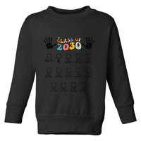Class Of 2030 Grow With Me Checklist Prek 12th Retro K12 Toddler Sweatshirt