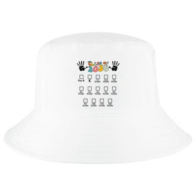 Class Of 2030 Grow With Me Checklist Prek 12th Retro K12 Cool Comfort Performance Bucket Hat