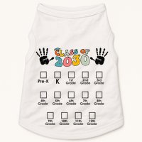 Class Of 2030 Grow With Me Checklist Prek 12th Retro K12 Doggie Tank